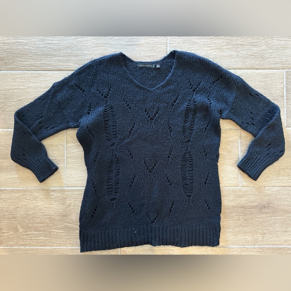 William rast sweater black small soft oversized